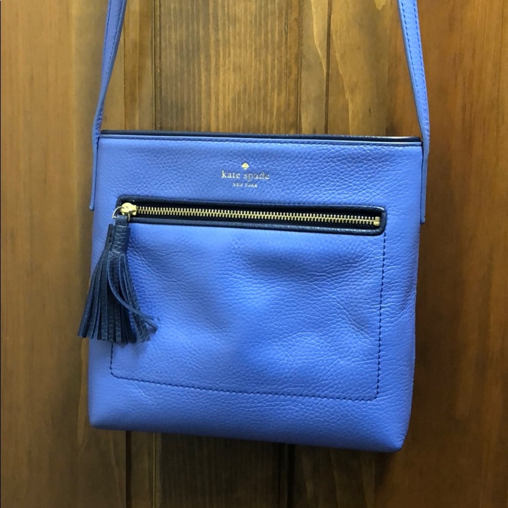 Blue Kate spade bag